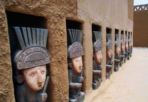 Chan Chan Archeological Site along the Moche Route in Peru