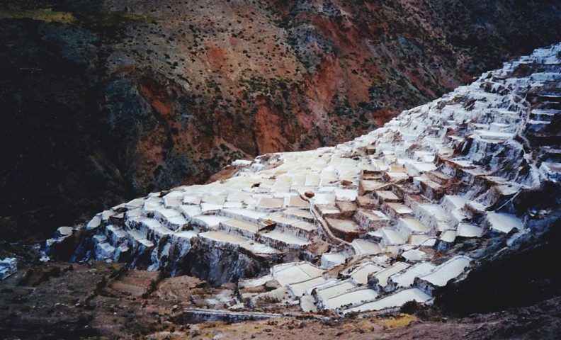 Salt mines – Maras. Image of SarahTz on Flickr.
