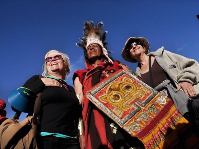 Inti Raymi turistas