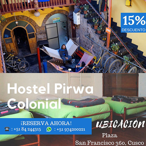 Pirwa hostel colonial cusco
